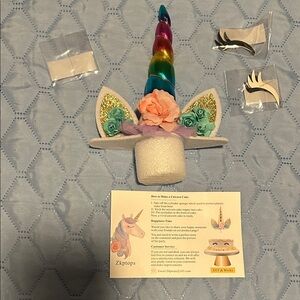 Colorful Unicorn Cake Topper